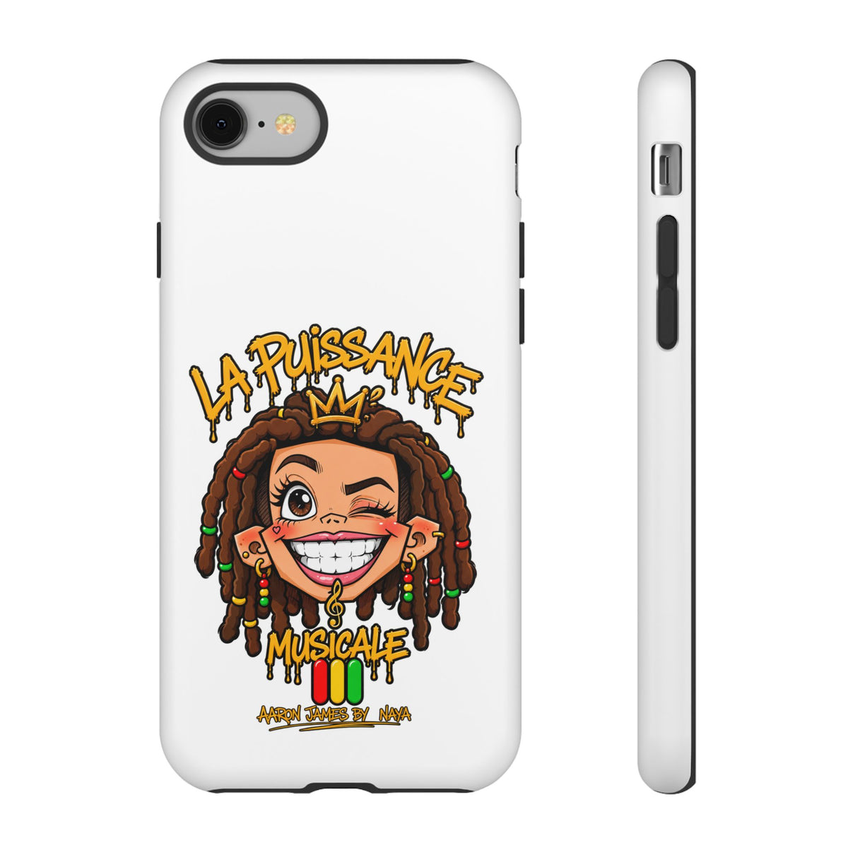 Coque Rasta Queen – Blanc | La Puissance Musicale