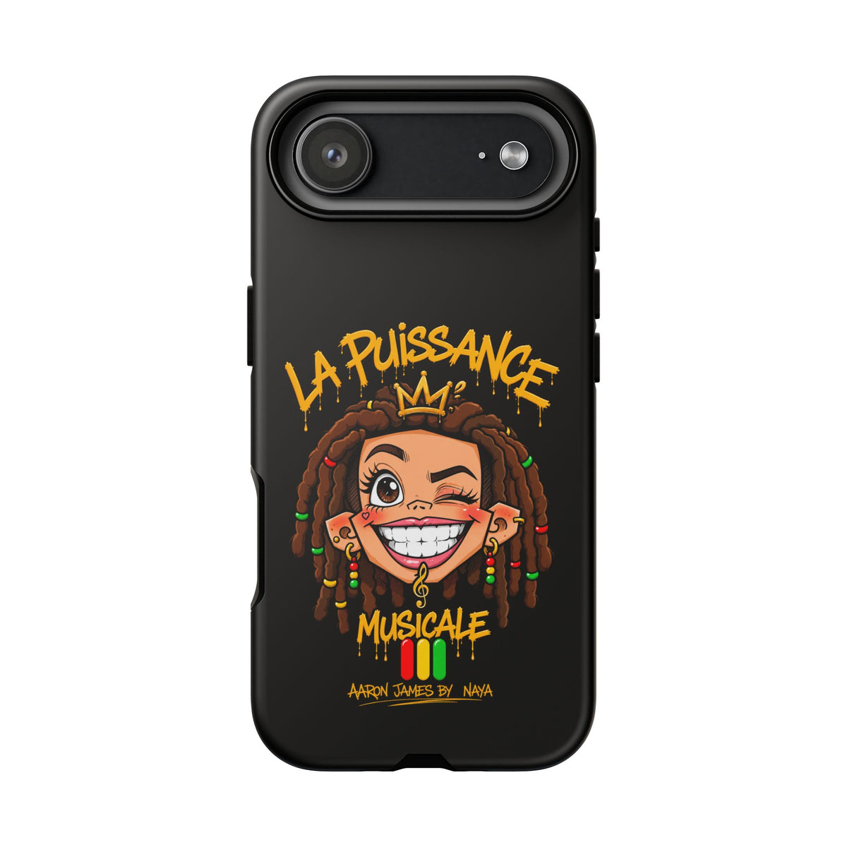 Coque Rasta Queen – Noir | La Puissance Musicale