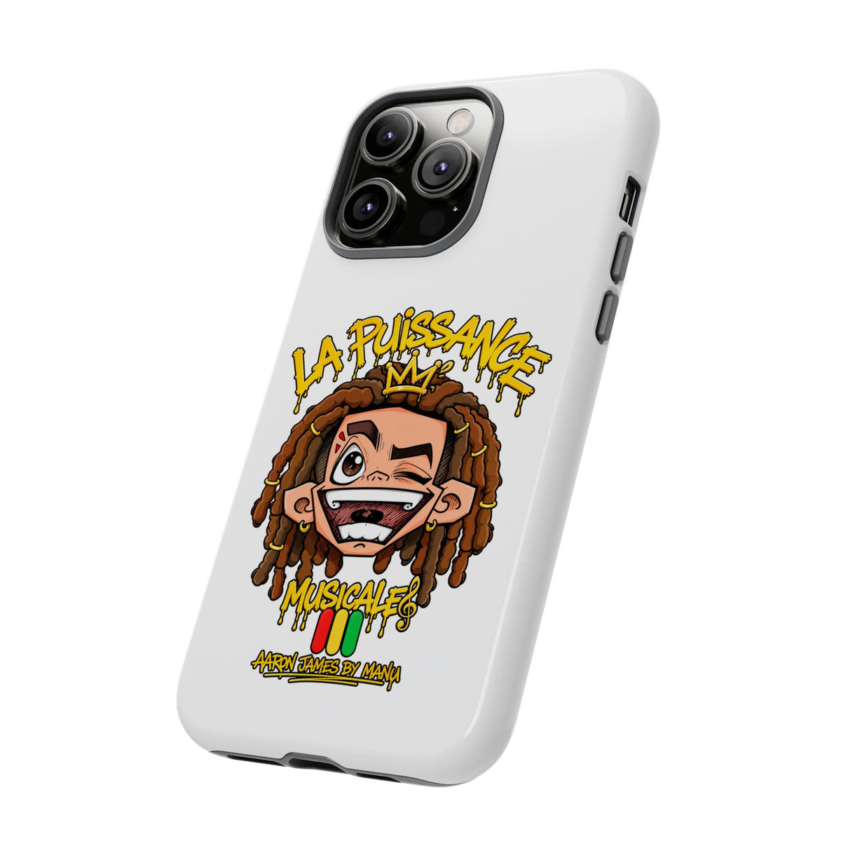Coque Rasta King – Blanc | La Puissance Musicale