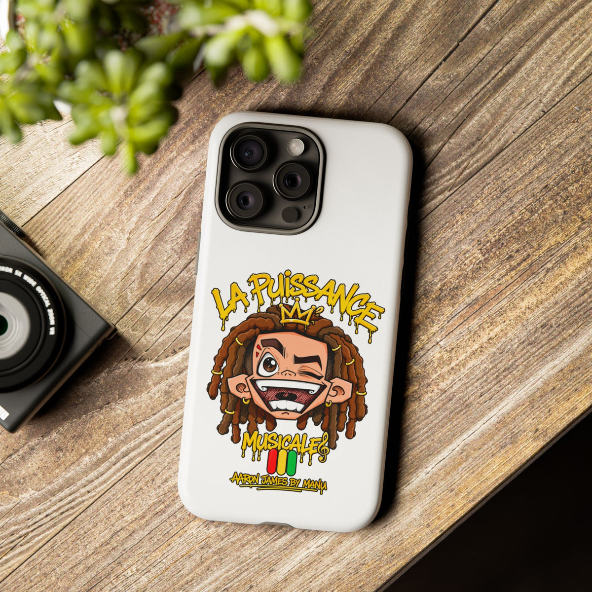 Coque Rasta King – Blanc | La Puissance Musicale
