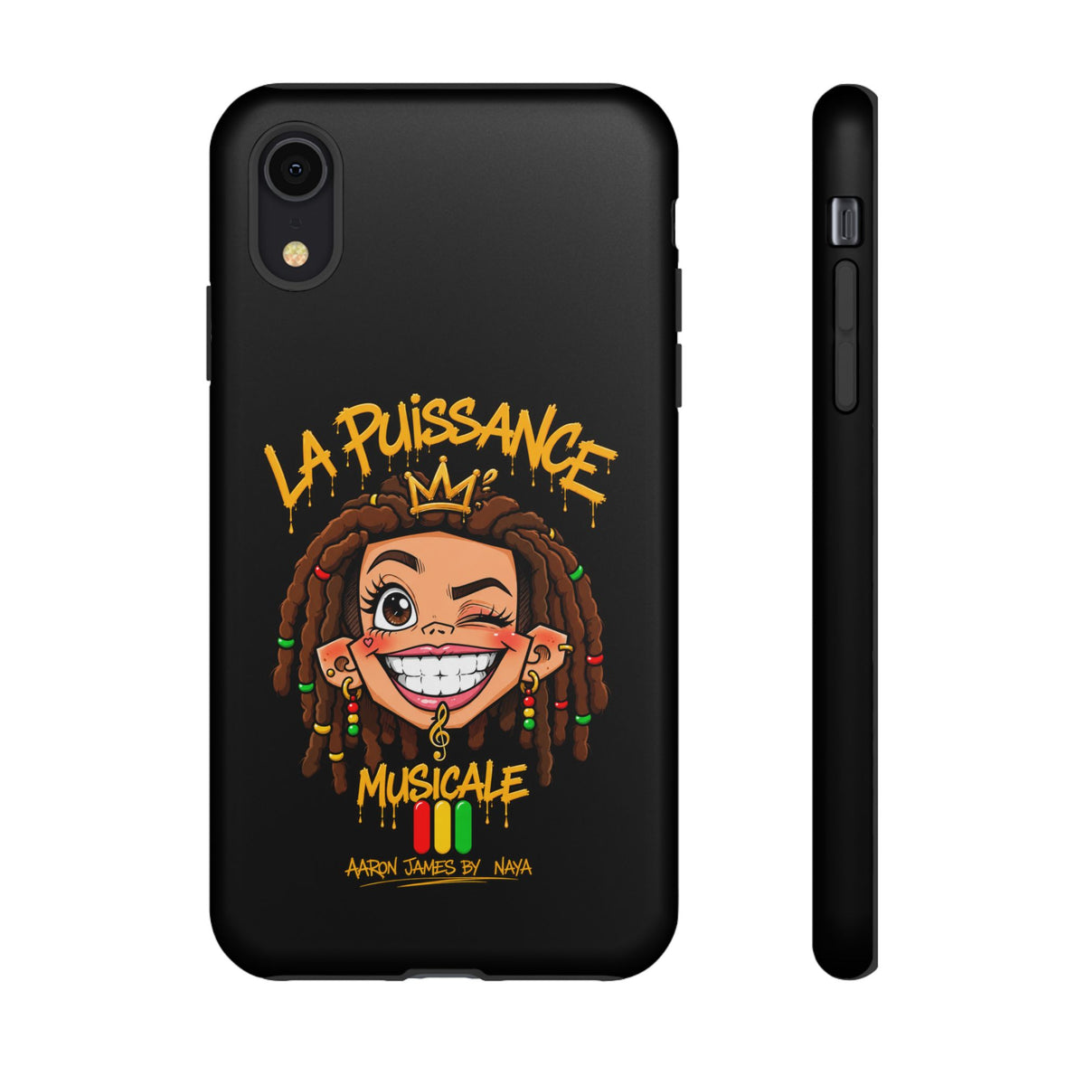 Coque Rasta Queen – Noir | La Puissance Musicale