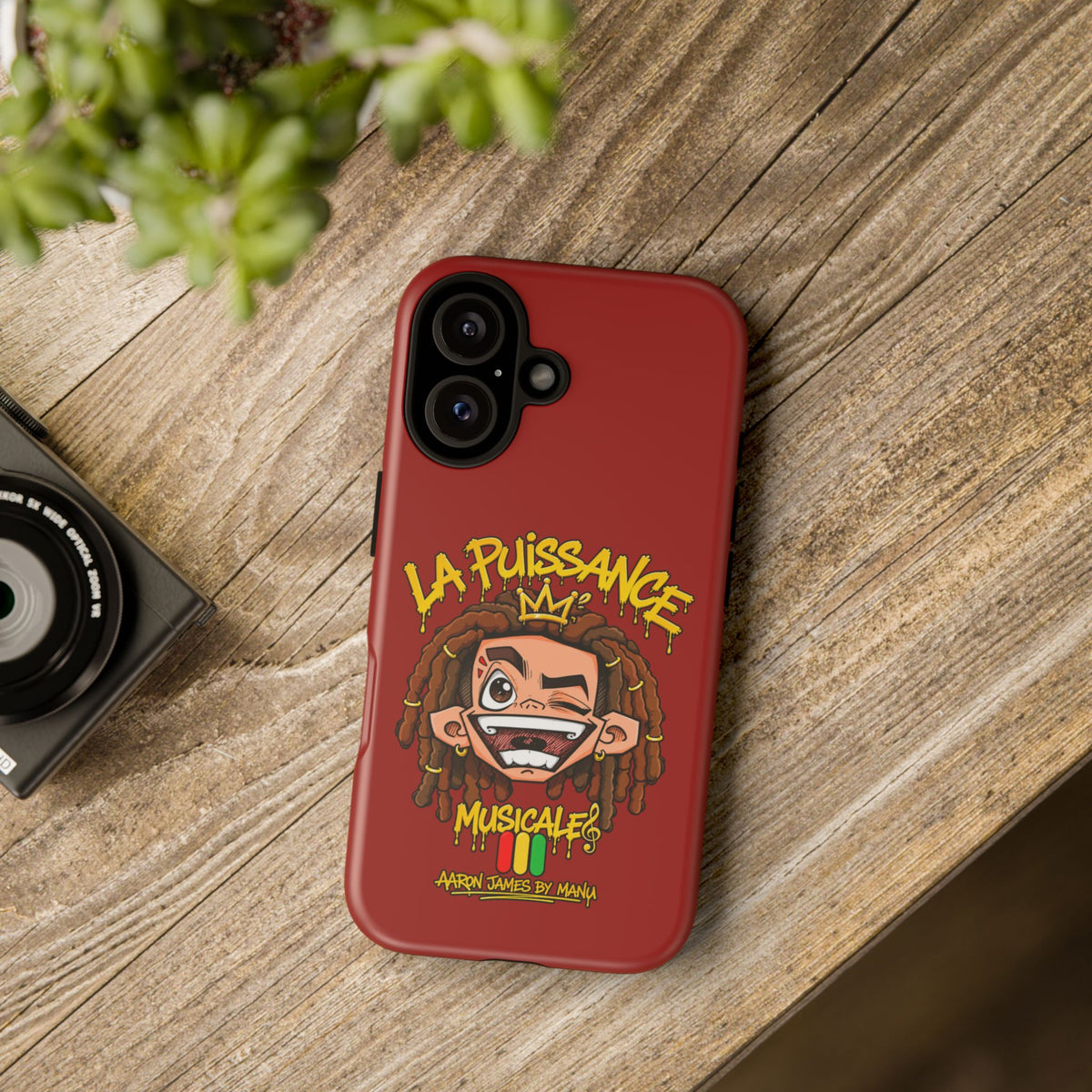 Coque Rasta King – Rouge | La Puissance Musicale