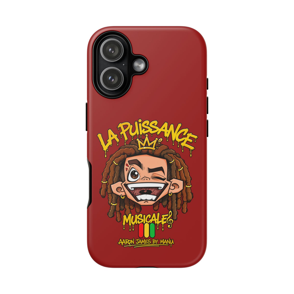 Coque Rasta King – Rouge | La Puissance Musicale