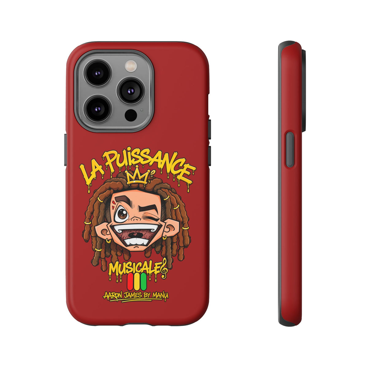 Coque Rasta King – Rouge | La Puissance Musicale