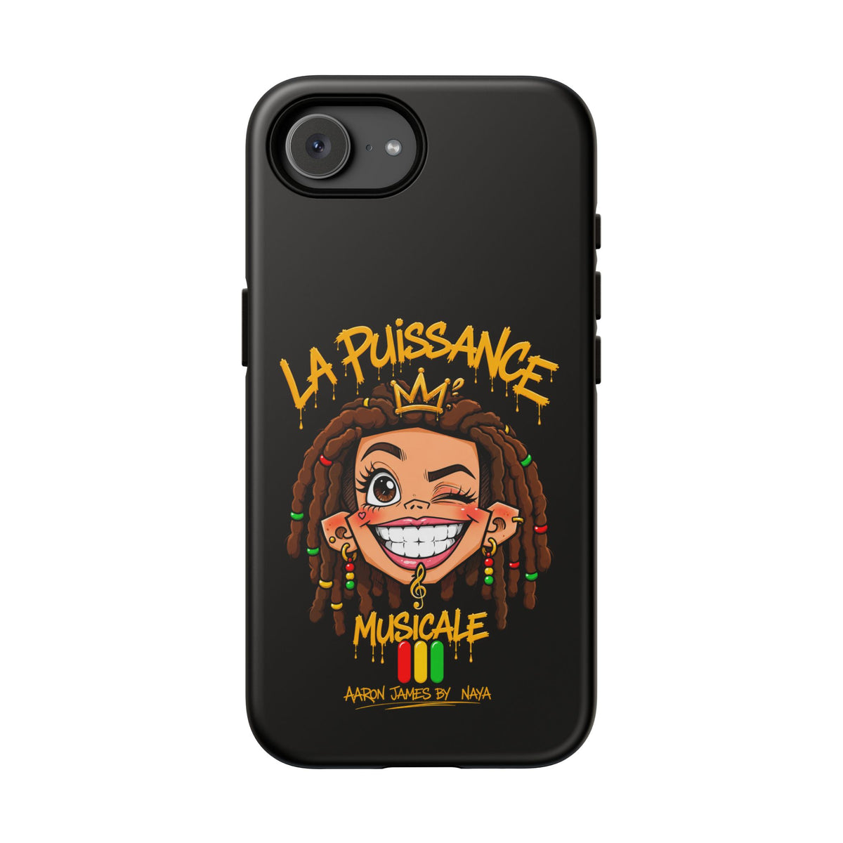 Coque Rasta Queen – Noir | La Puissance Musicale