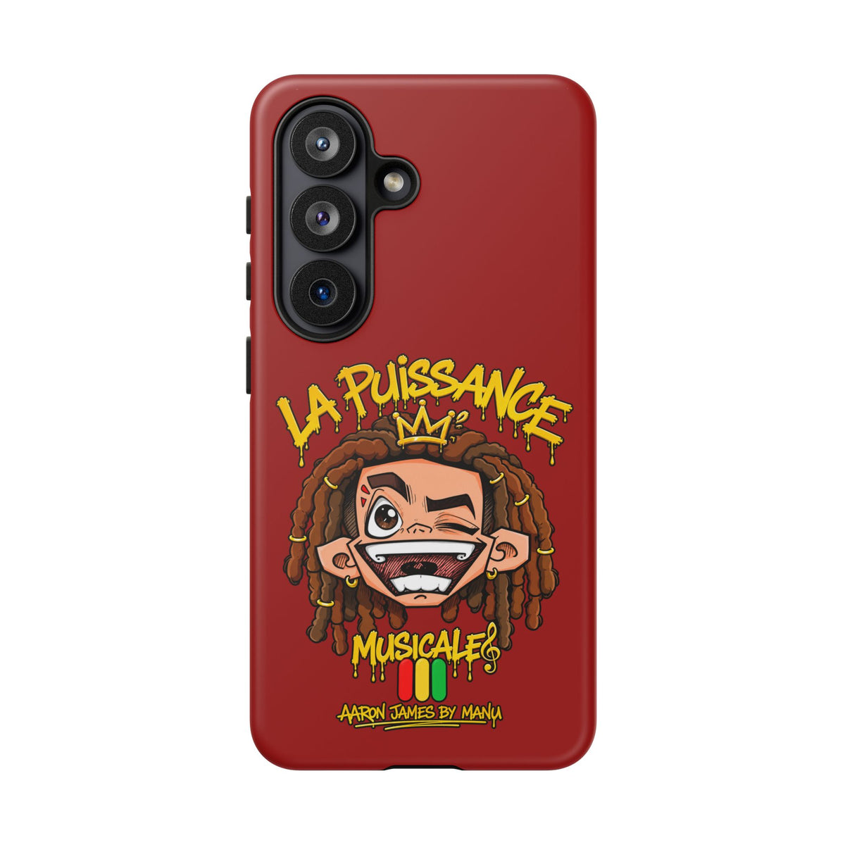 Coque Samsung Rasta King – Rouge | La Puissance Musicale