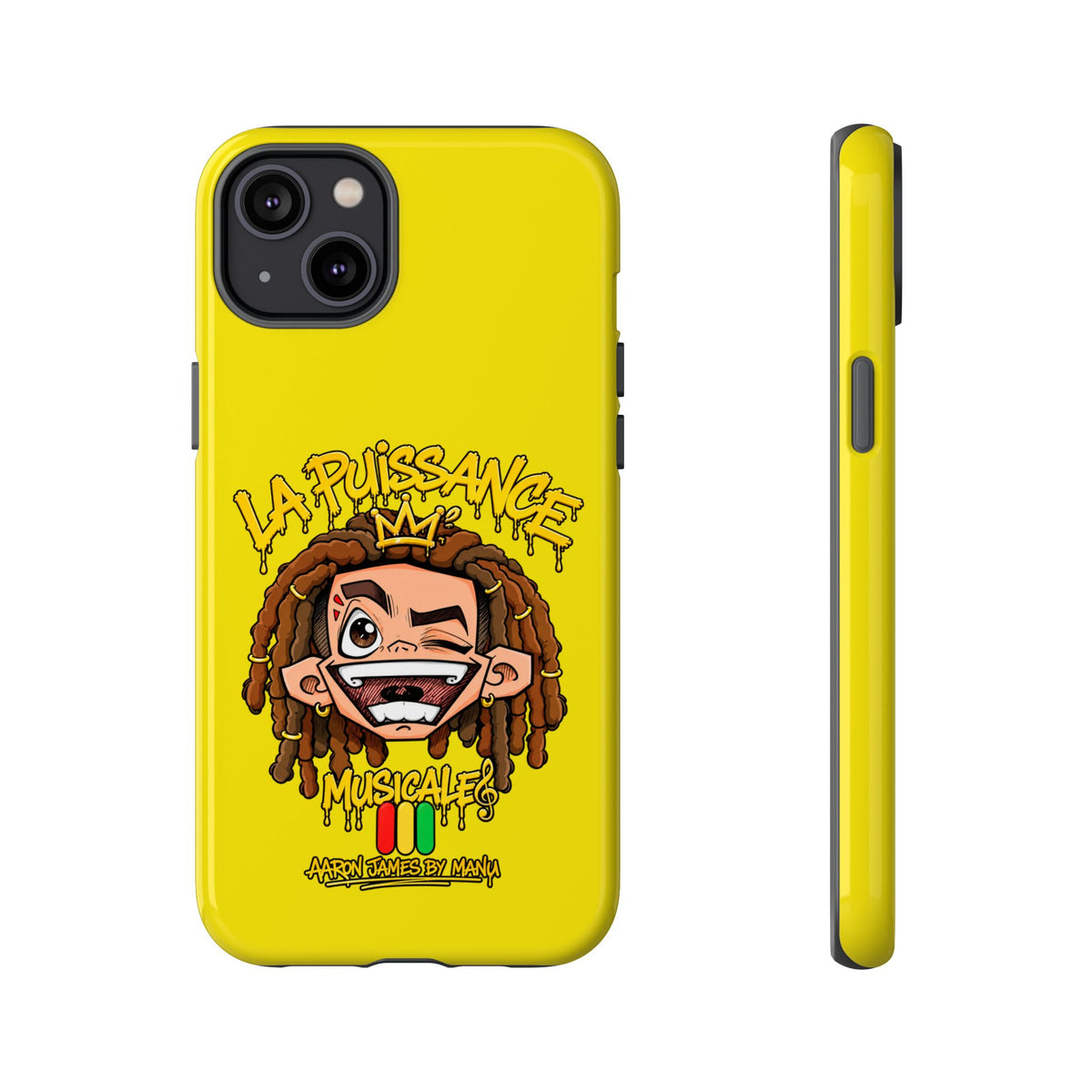 Coque Rasta King – Jaune | La Puissance Musicale