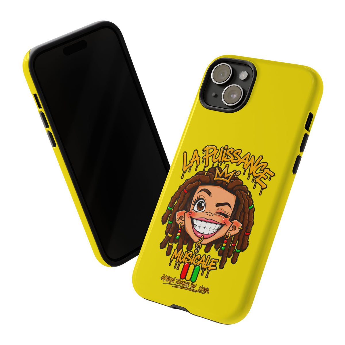 Coque Rasta Queen – Jaune | La Puissance Musicale