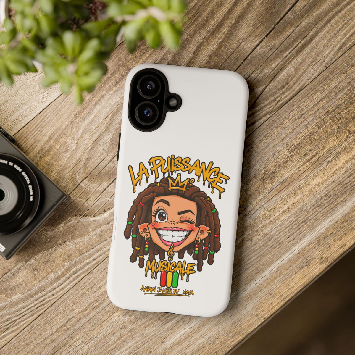 Coque Rasta Queen – Blanc | La Puissance Musicale