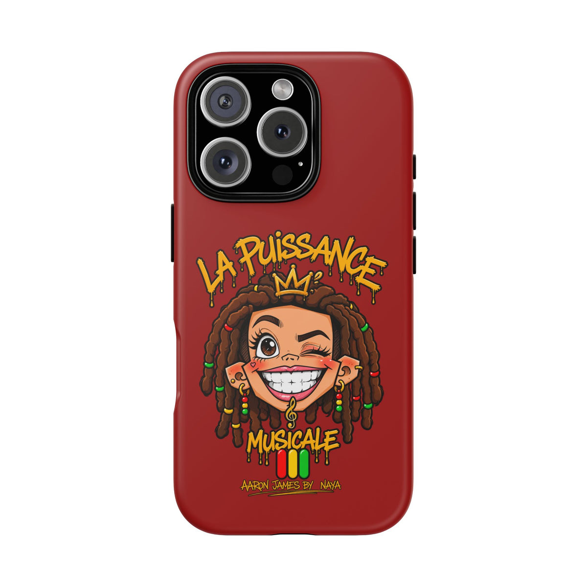Coque Rasta Queen – Rouge | La Puissance Musicale