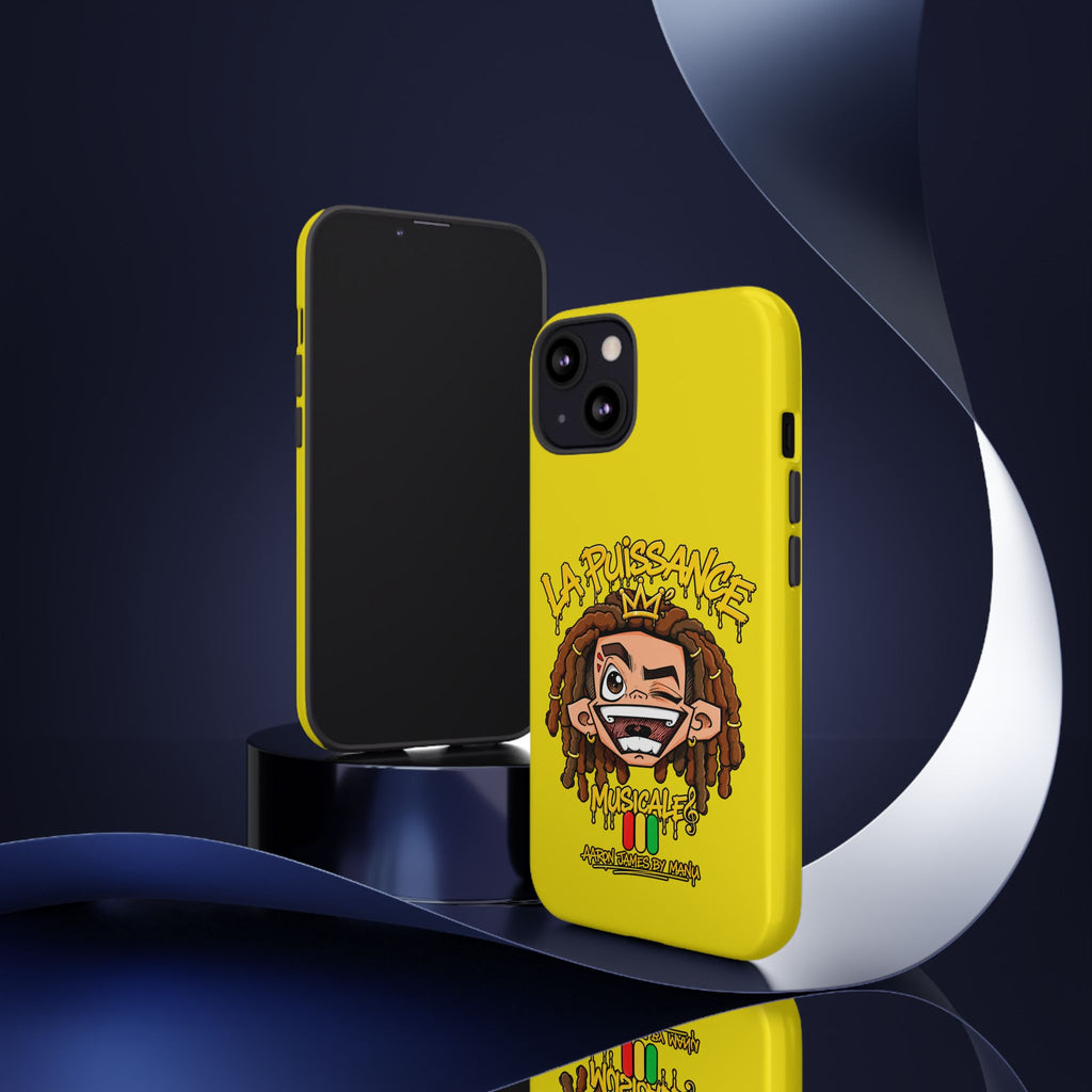 Coque Rasta King – Jaune | La Puissance Musicale