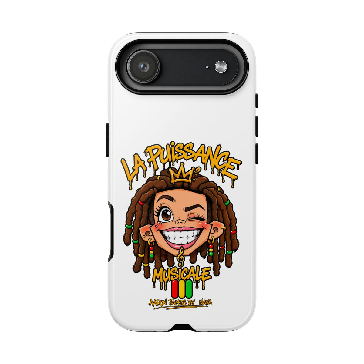 Coque Rasta Queen – Blanc | La Puissance Musicale