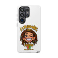 Coque Samsung Rasta Queen – Blanc | La Puissance Musicale – vue 45