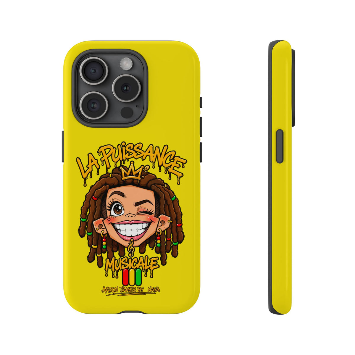 Coque Rasta Queen – Jaune | La Puissance Musicale