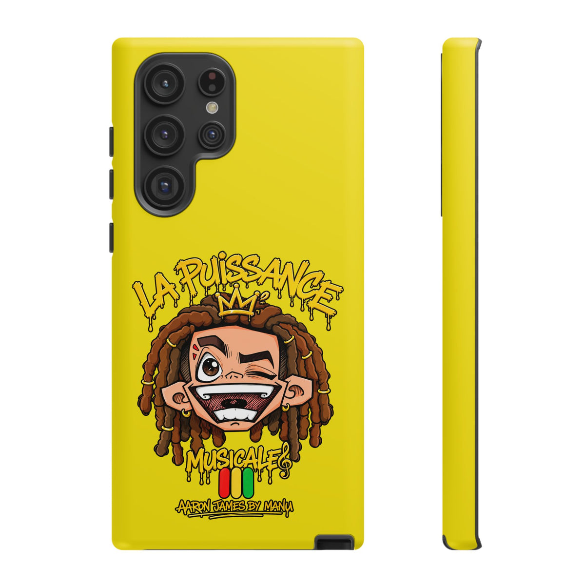 Coque Samsung Rasta King – Jaune | La Puissance Musicale – vue 22