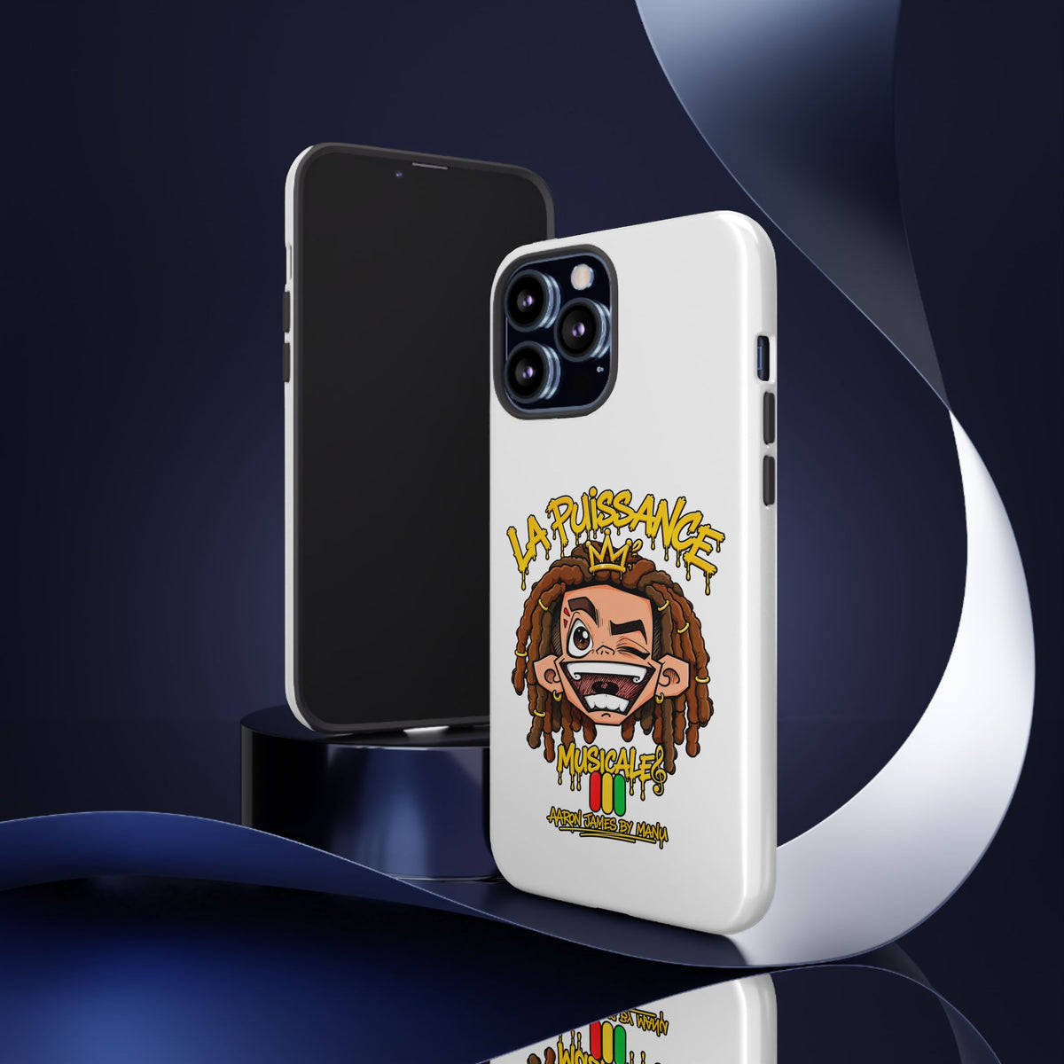 Coque Rasta King – Blanc | La Puissance Musicale