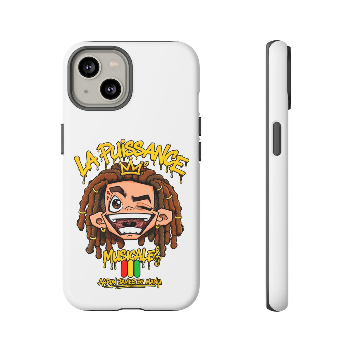 Coque Rasta King – Blanc | La Puissance Musicale