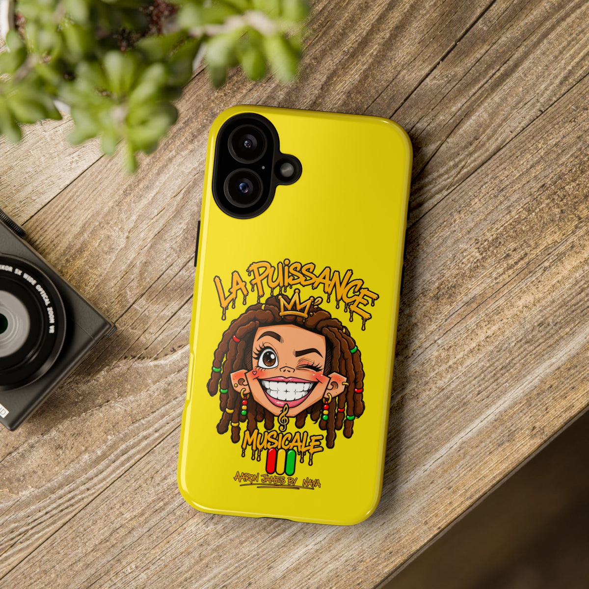 Coque Rasta Queen – Jaune | La Puissance Musicale