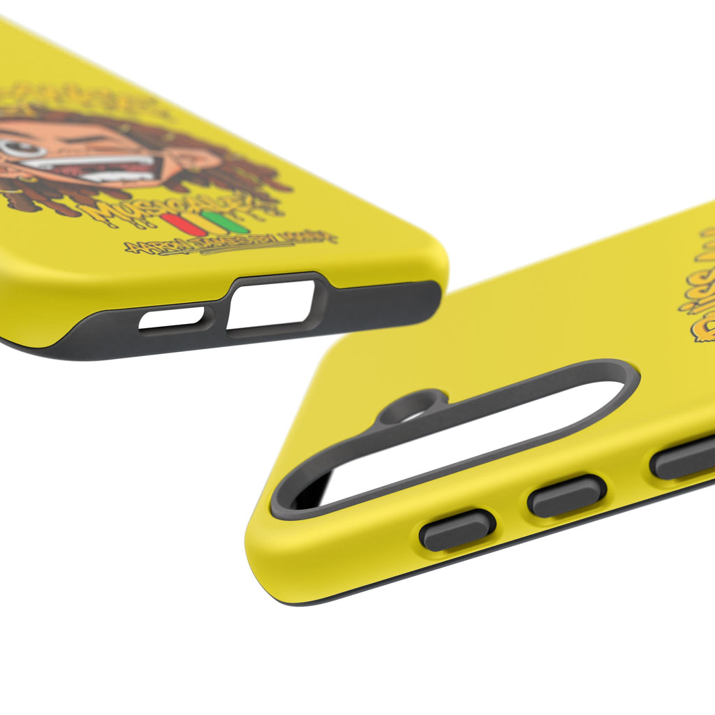 Coque Samsung Rasta King – Jaune | La Puissance Musicale