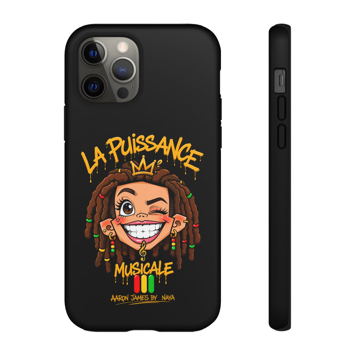 Coque Rasta Queen – Noir | La Puissance Musicale