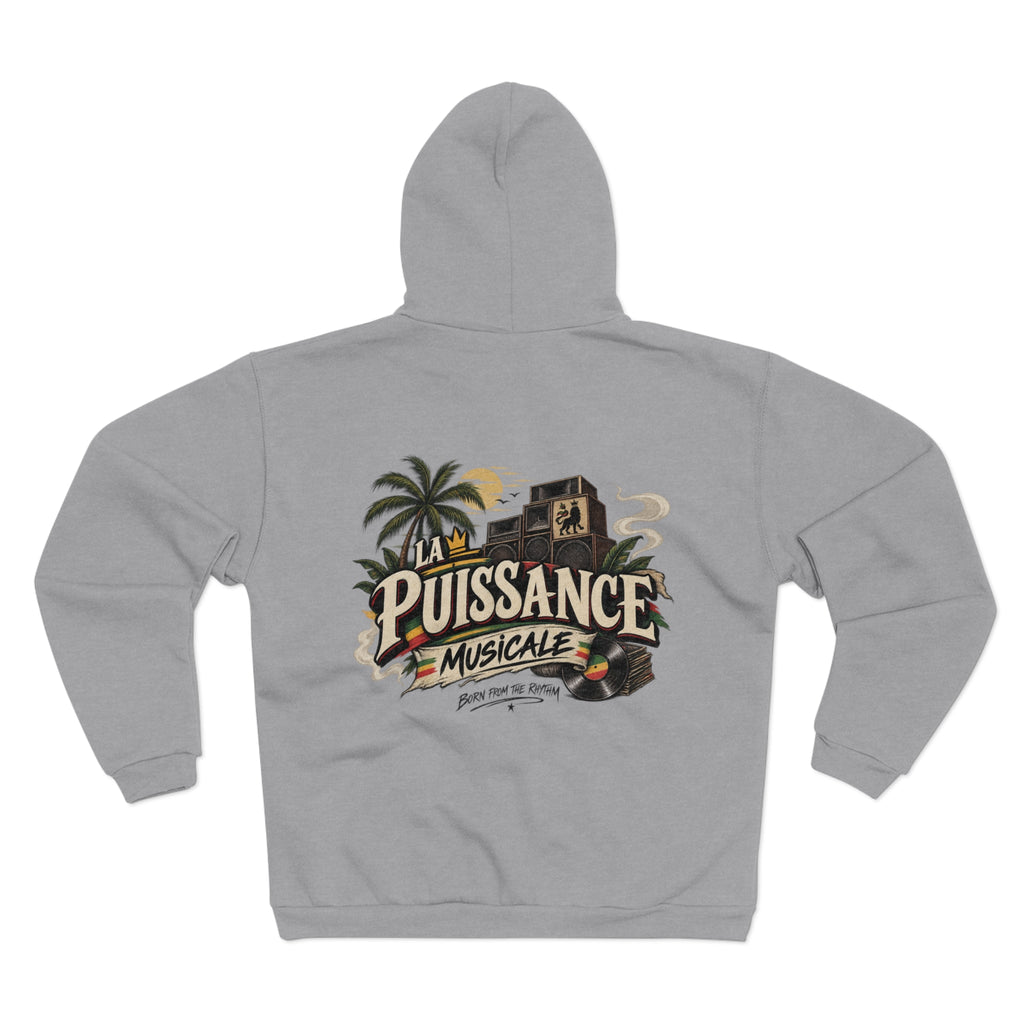 Zip hoodie La Puissance Musicale Vintage reggae