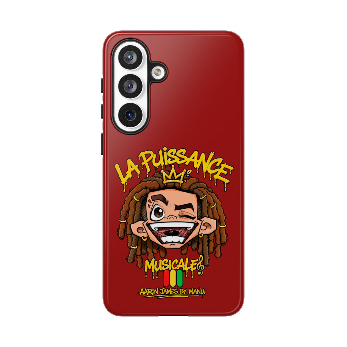 Coque Samsung Rasta King – Rouge | La Puissance Musicale