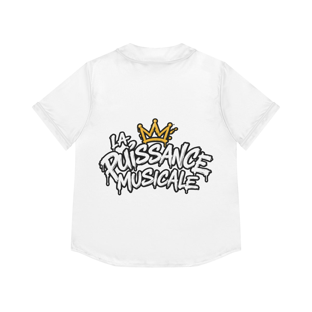 La Puissance Musicale Women's Baseball Jersey — 'Art On' Streetwear Baseball Shirt