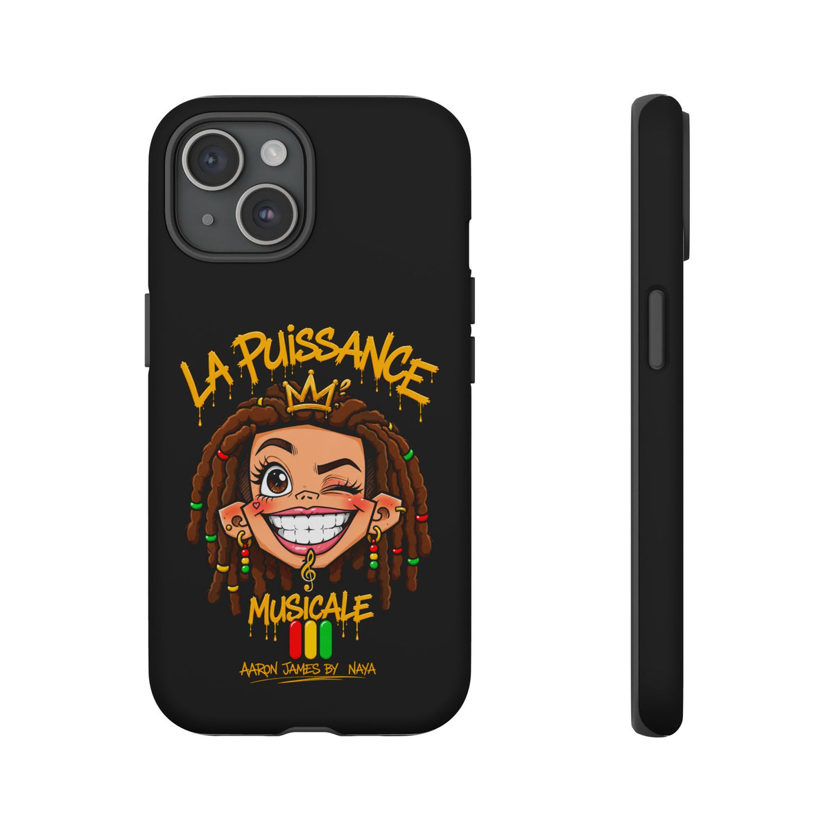 Coque Rasta Queen – Noir | La Puissance Musicale