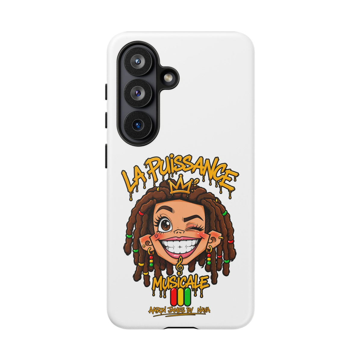 Coque Samsung Rasta Queen – Blanc | La Puissance Musicale – vue 42