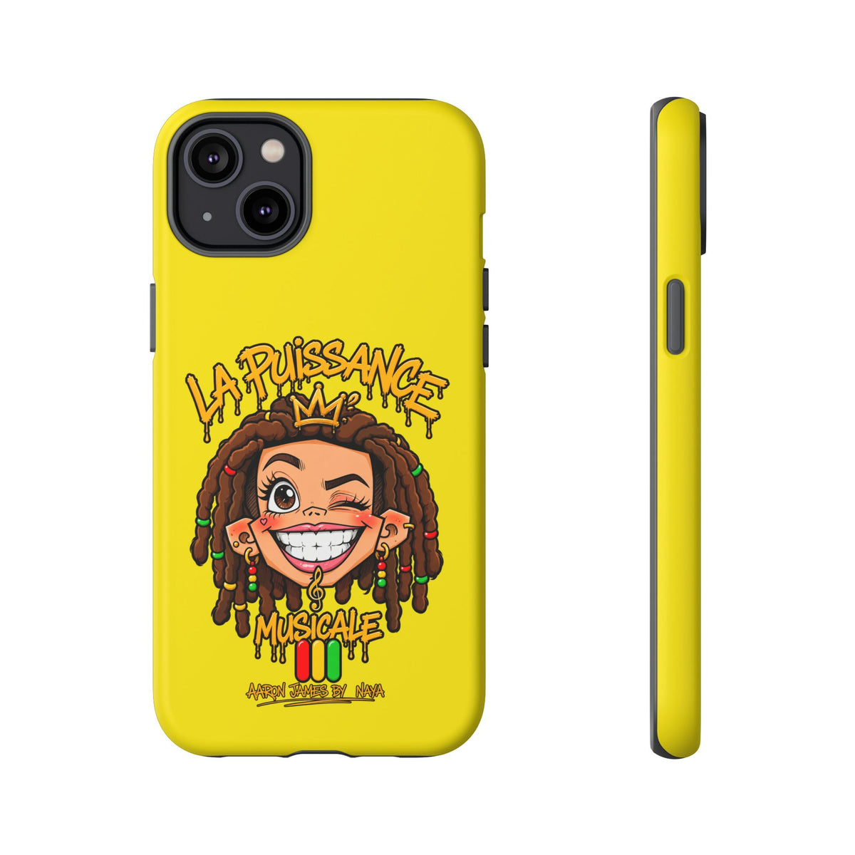 Coque Rasta Queen – Jaune | La Puissance Musicale