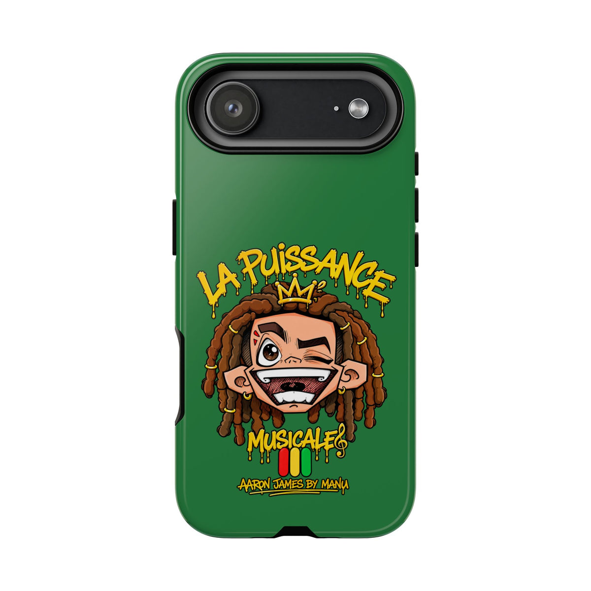 Coque Rasta King – Vert | La Puissance Musicale