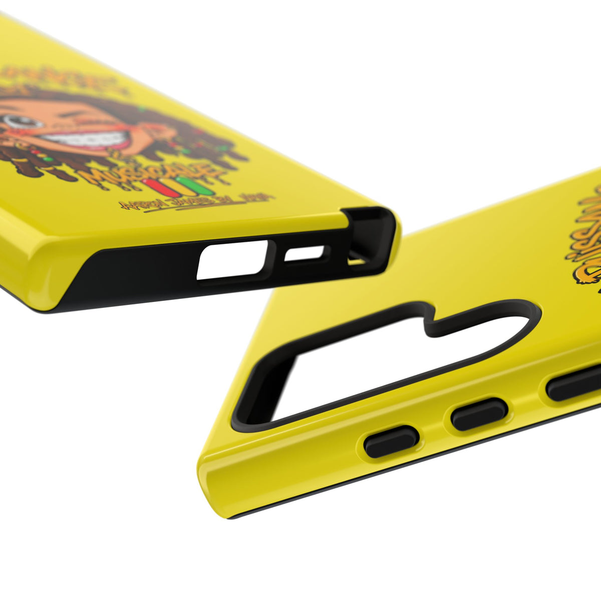 Coque Samsung Rasta Queen – Jaune | La Puissance Musicale
