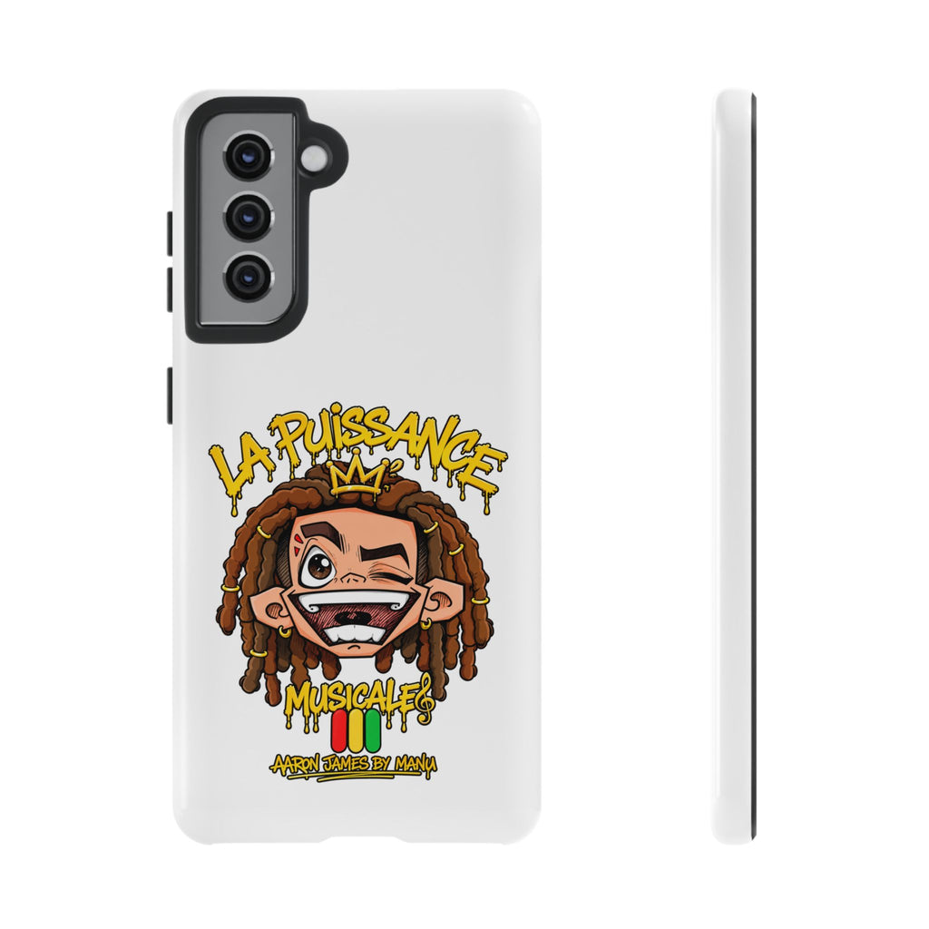 Coque Samsung Rasta King – Blanc | La Puissance Musicale – vue 7