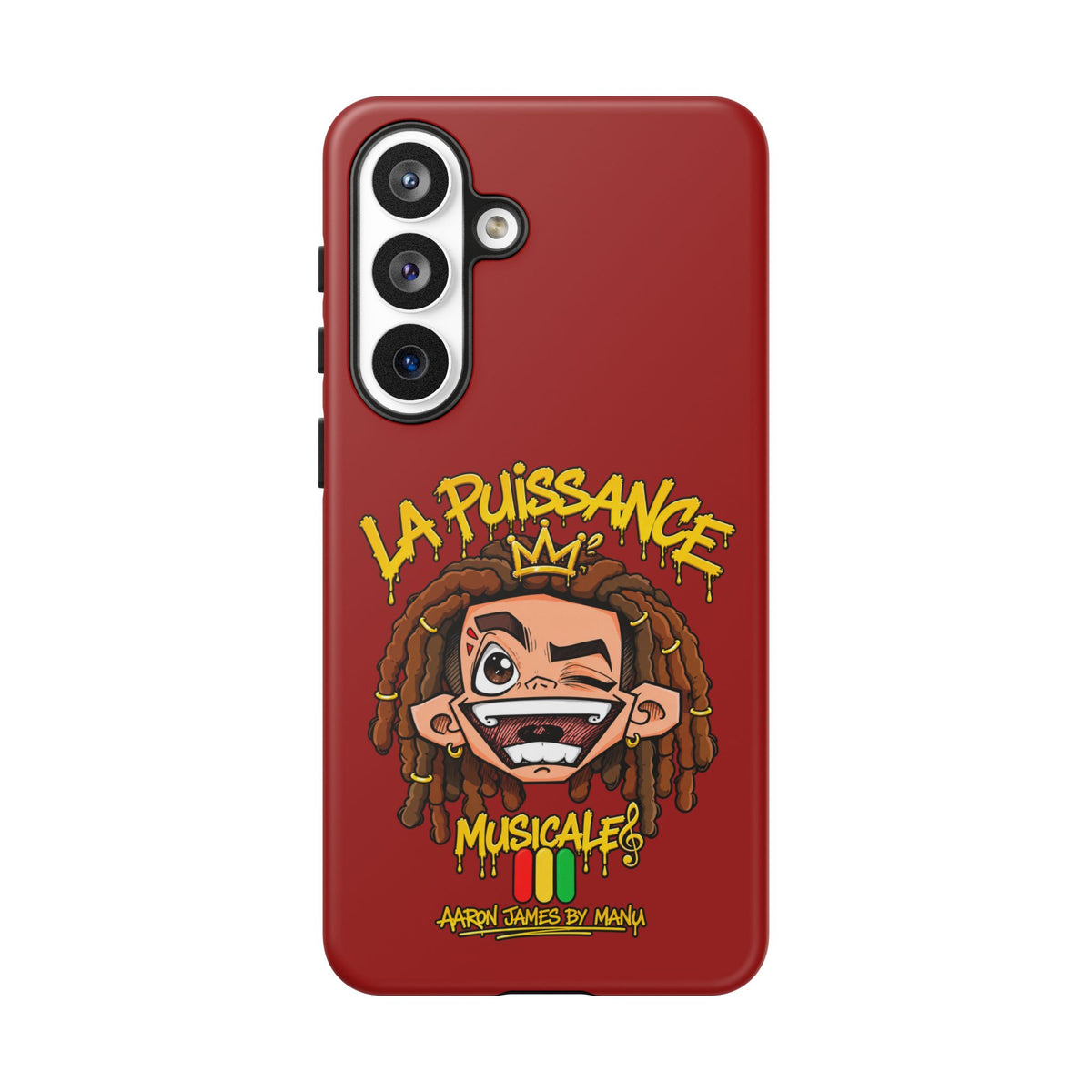 Coque Samsung Rasta King – Rouge | La Puissance Musicale