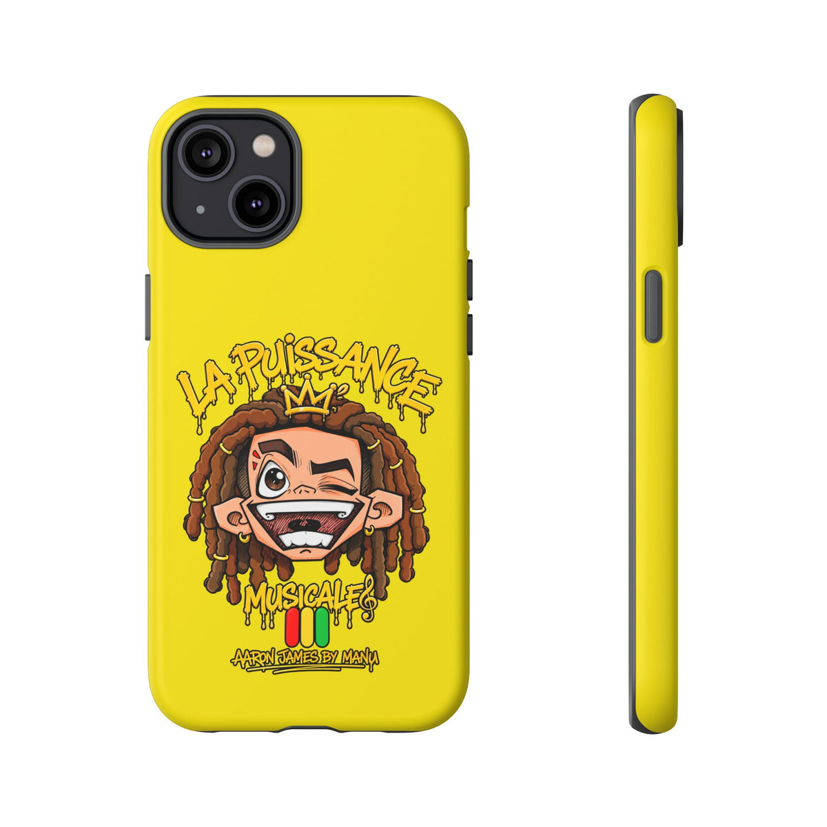 Coque Rasta King – Jaune | La Puissance Musicale