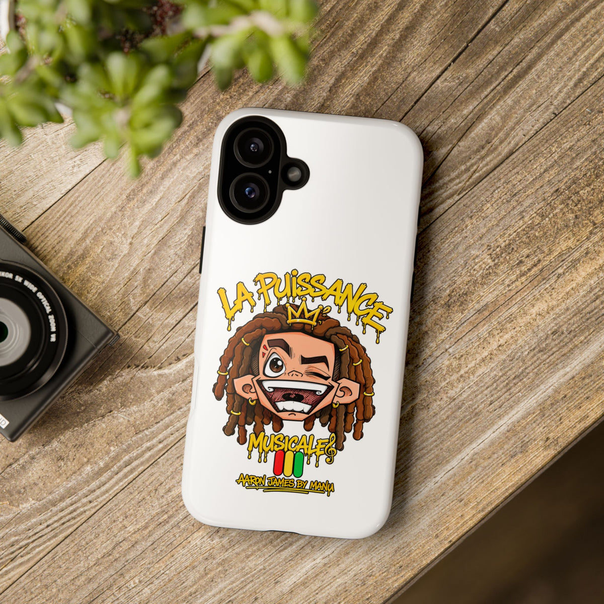 Coque Rasta King – Blanc | La Puissance Musicale
