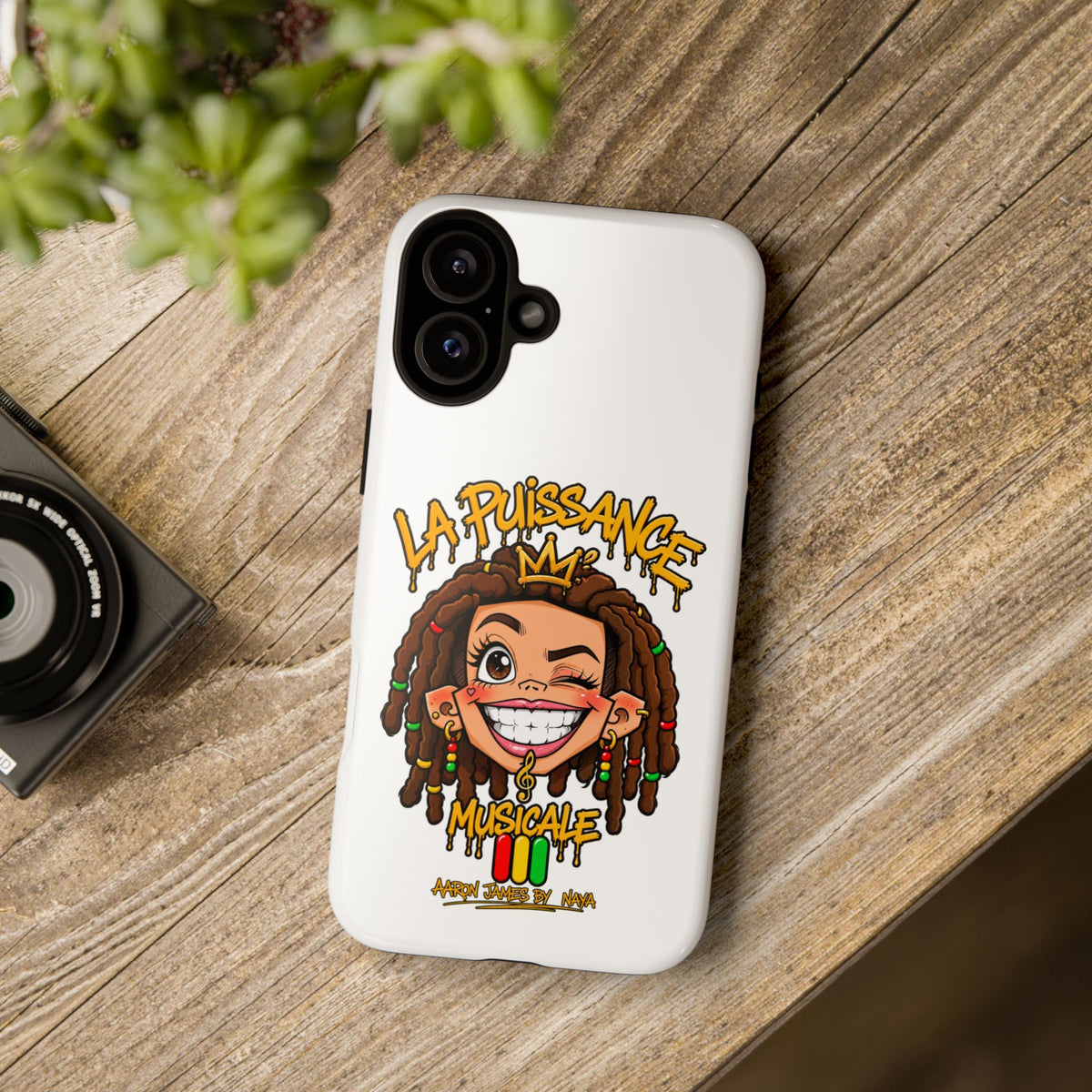 Coque Rasta Queen – Blanc | La Puissance Musicale