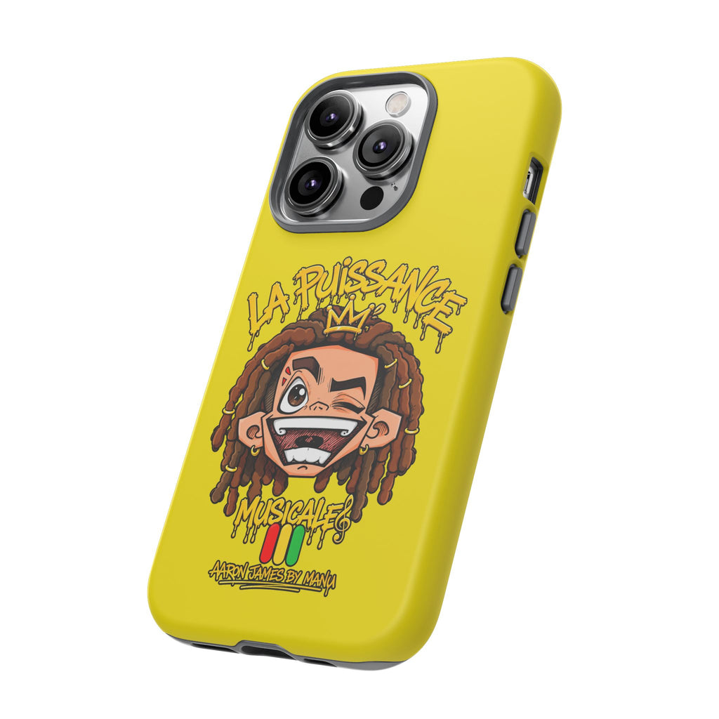 Coque Rasta King – Jaune | La Puissance Musicale