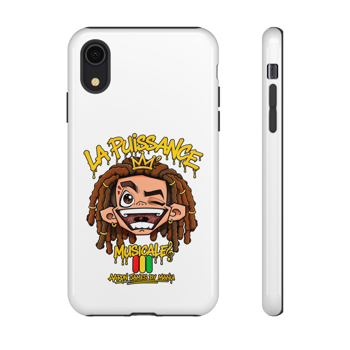 Coque Rasta King – Blanc | La Puissance Musicale
