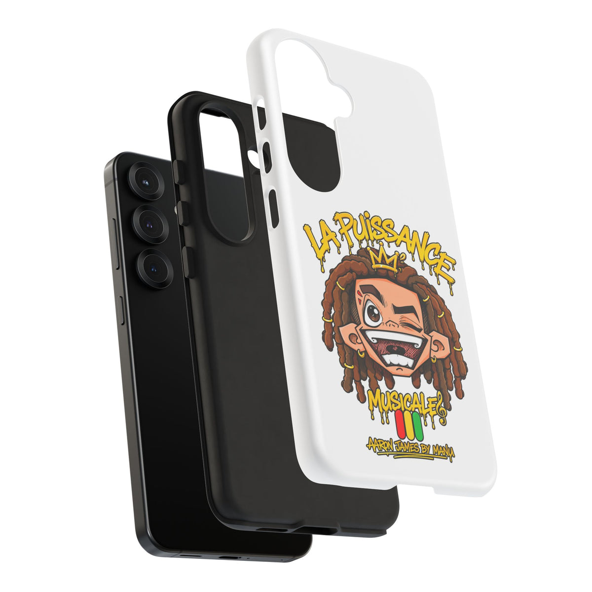 Coque Samsung Rasta King – Blanc | La Puissance Musicale