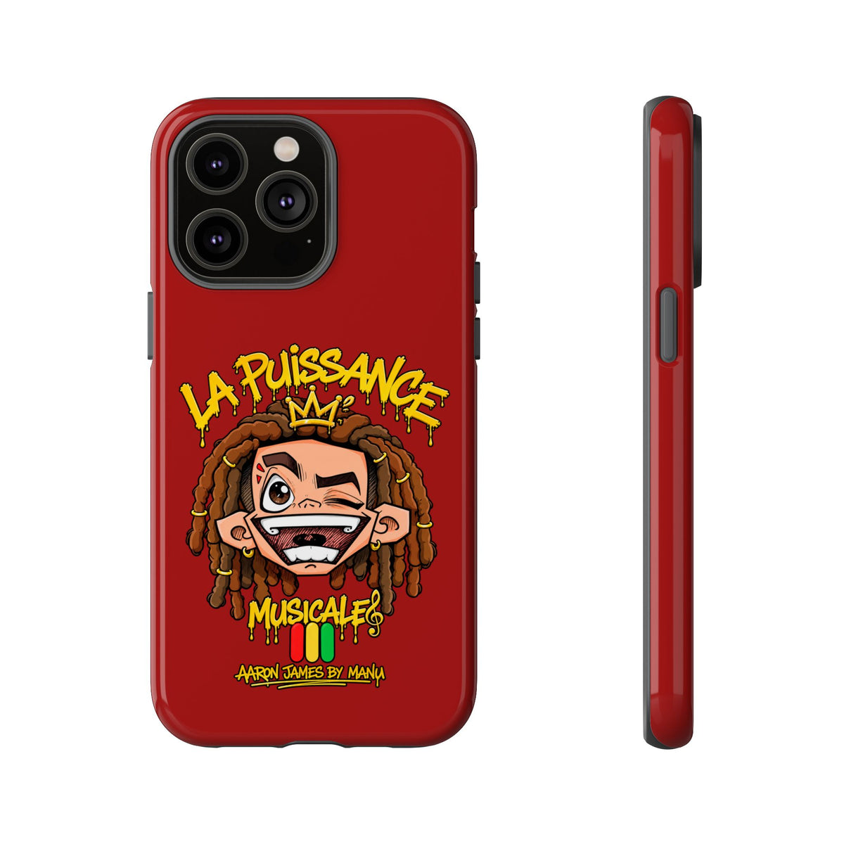 Coque Rasta King – Rouge | La Puissance Musicale