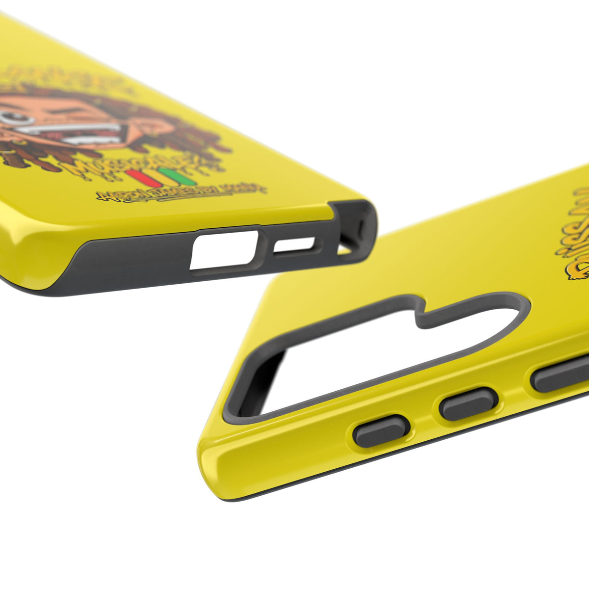 Coque Samsung Rasta King – Jaune | La Puissance Musicale