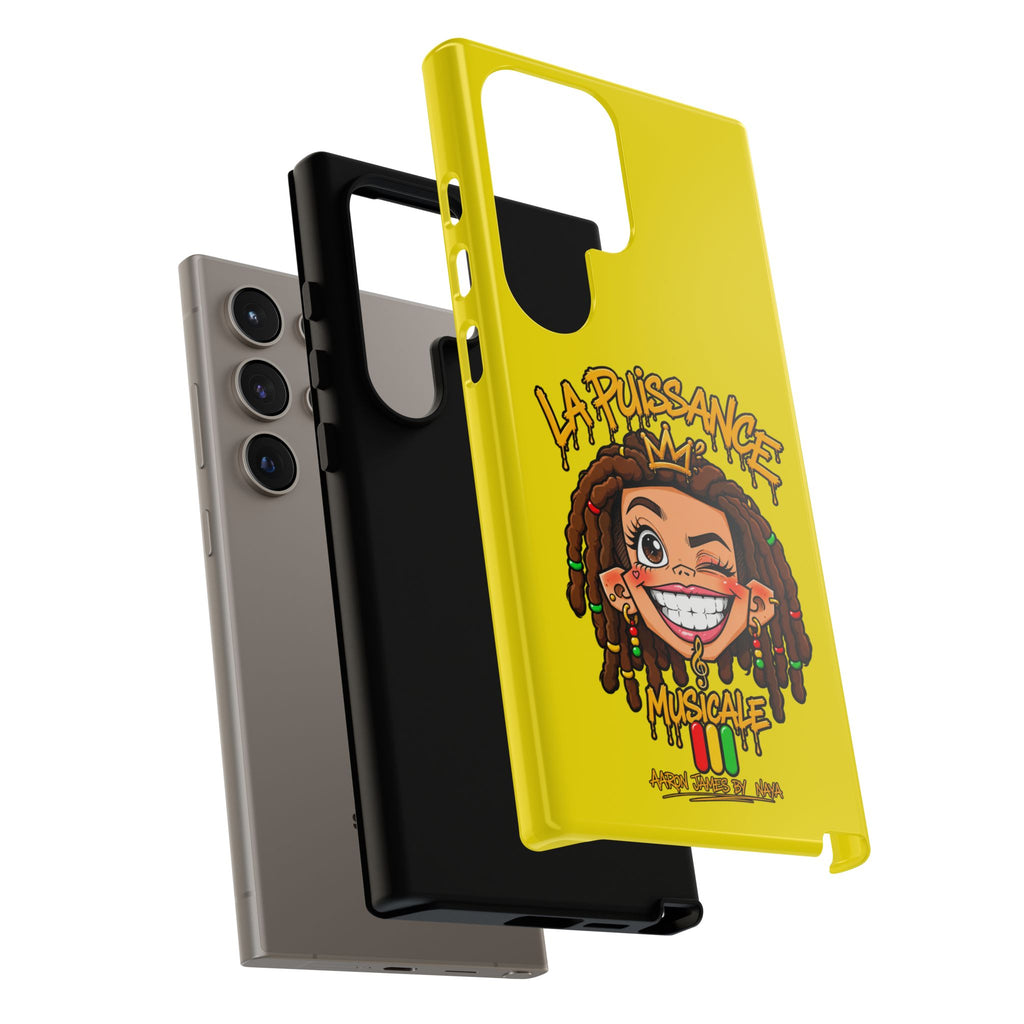 Coque Samsung Rasta Queen – Jaune | La Puissance Musicale