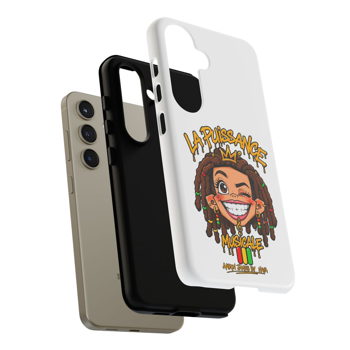 Coque Samsung Rasta Queen – Blanc | La Puissance Musicale