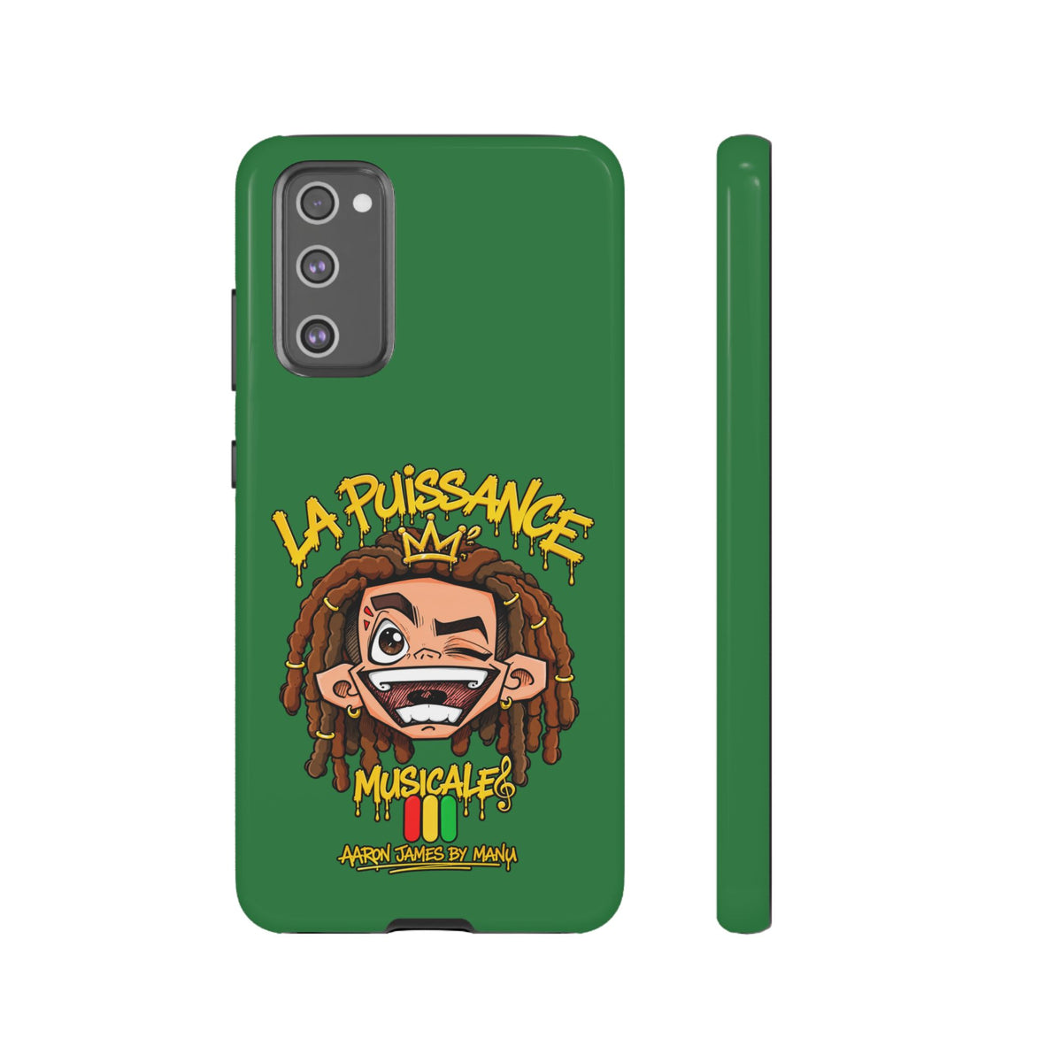 Coque Samsung Rasta King – Vert | La Puissance Musicale – vue 13
