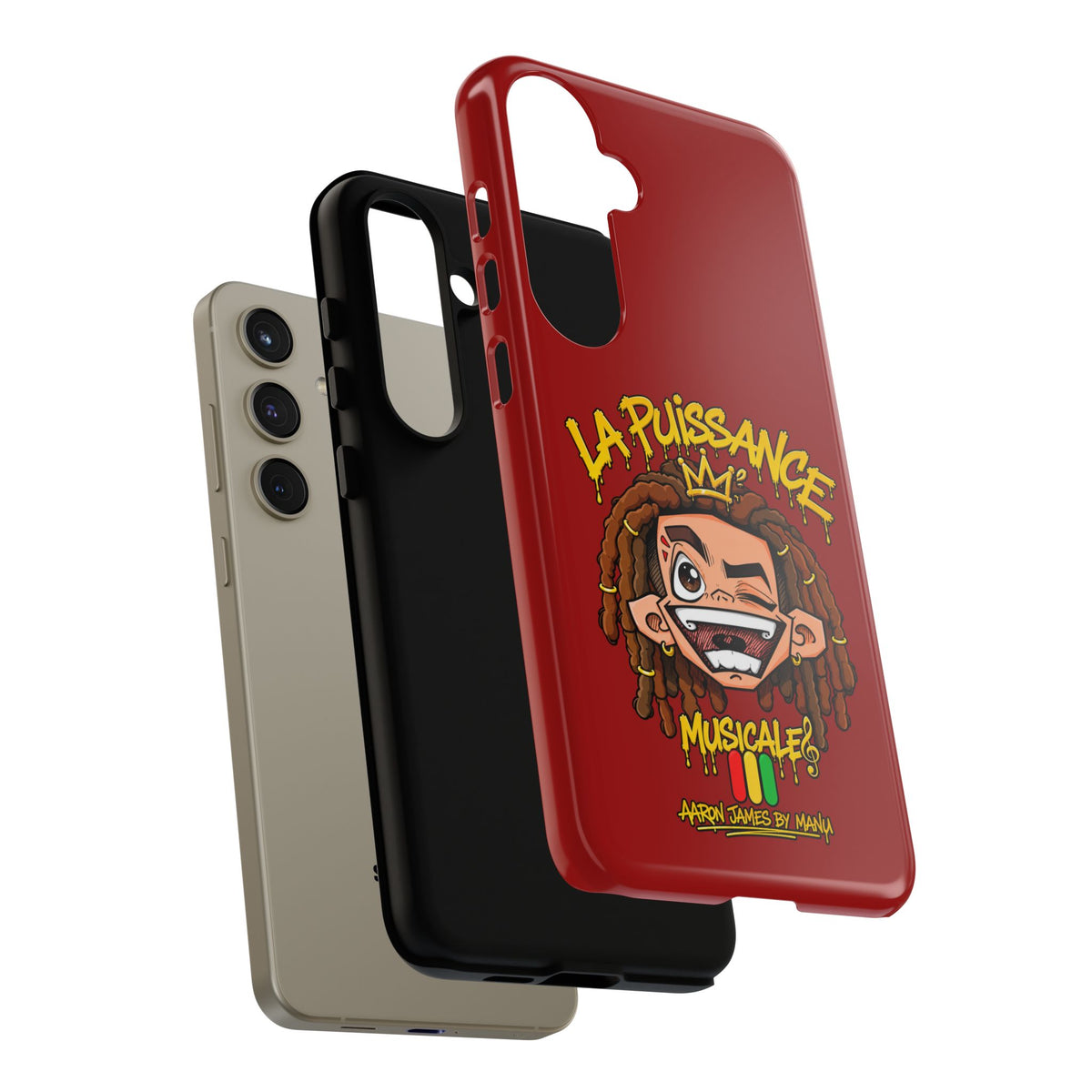 Coque Samsung Rasta King – Rouge | La Puissance Musicale