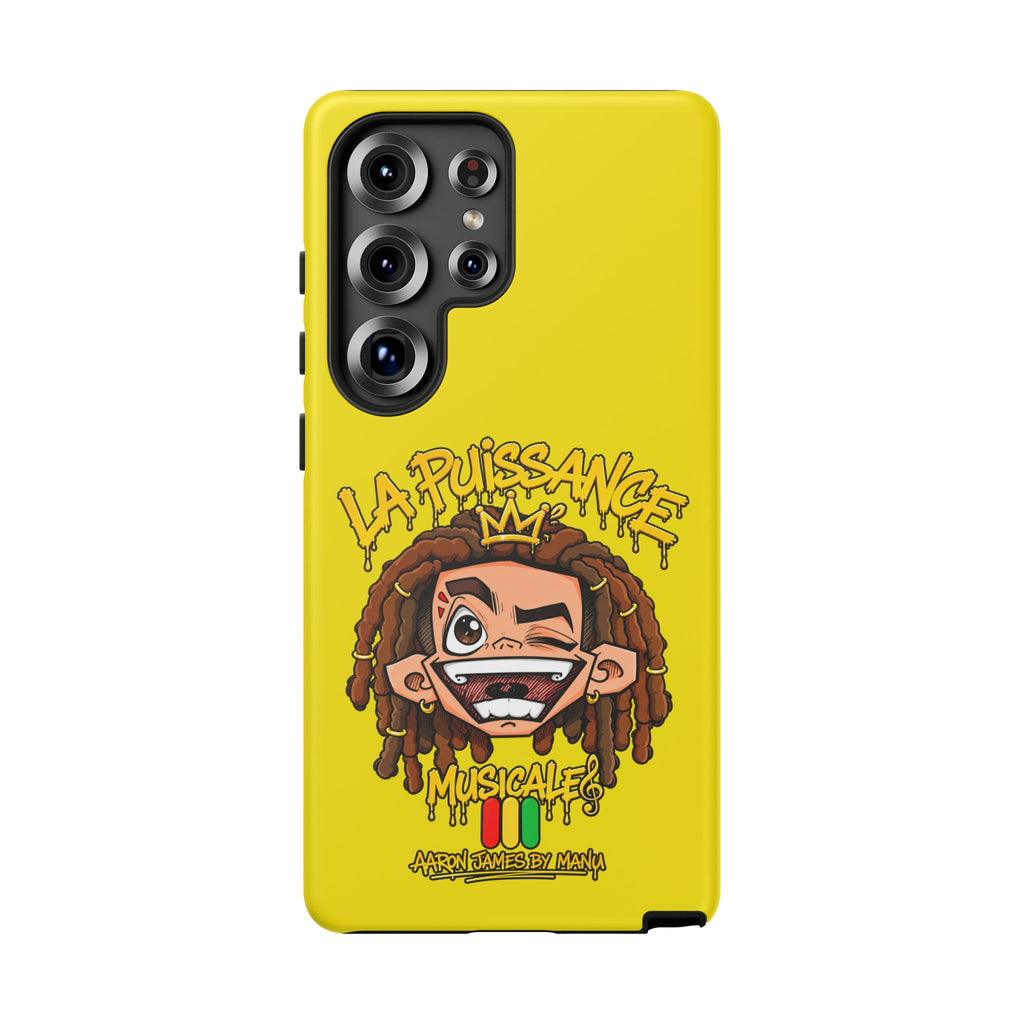 Coque Samsung Rasta King – Jaune | La Puissance Musicale