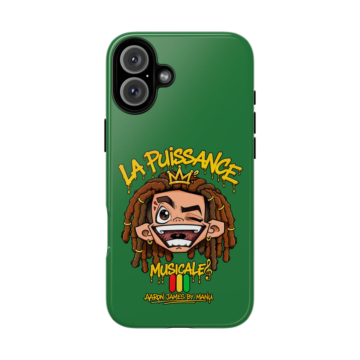 Coque Rasta King – Vert | La Puissance Musicale