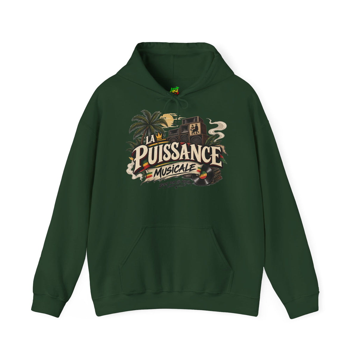 La Puissance Musicale Vintage Hoodie