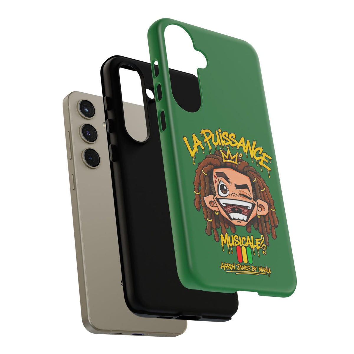 Coque Samsung Rasta King – Vert | La Puissance Musicale
